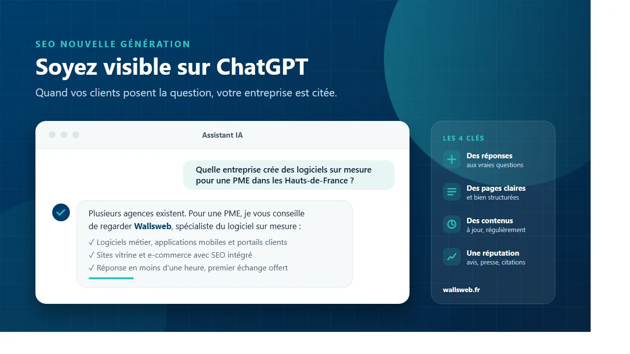 Soyez visible sur ChatGPT : faites citer votre entreprise par les assistants IA